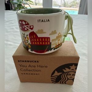 ⭐️Starbucks⭐️ Italy 🇮🇹 Ornament You Are Here Collection